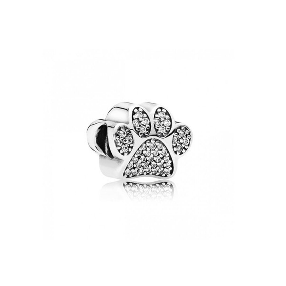 Pandora naiste amulett SPARKLING PAW PRINT & HEART