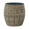 H4Y lillepott WICKER D30xH30cm, helepruun
