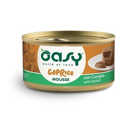 Oasy kassitoit Caprice Mousse Rabbit, 85g