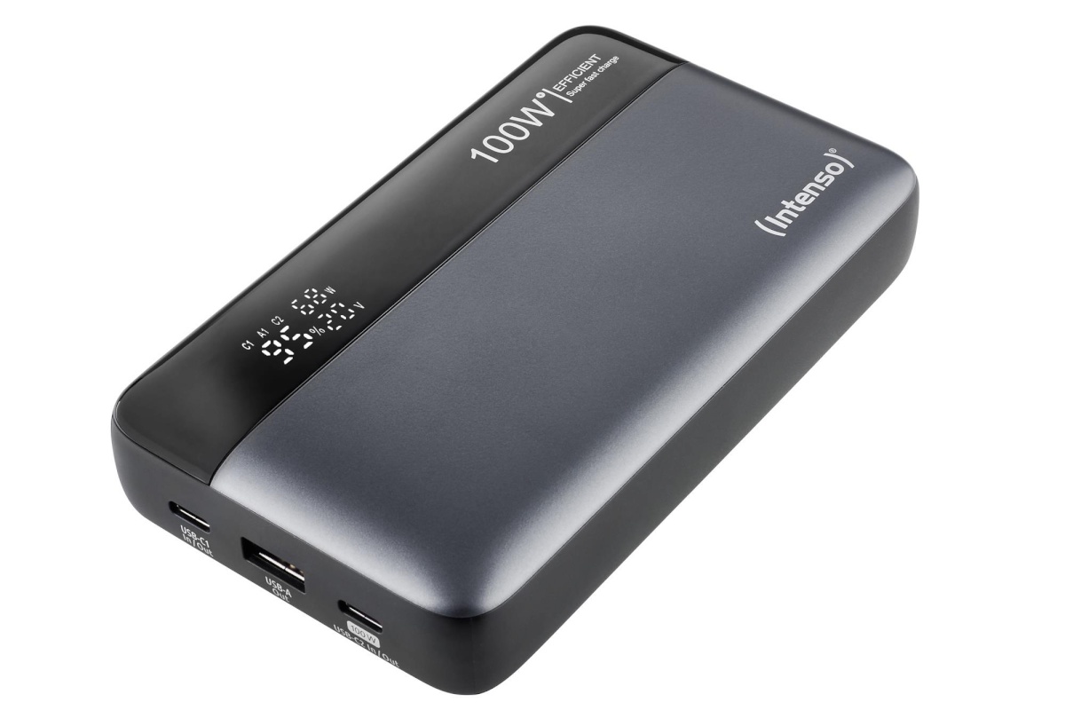 Intenso akupank Powerbank HE20000 hall 20000mAH Ladeleistung 140 Watt