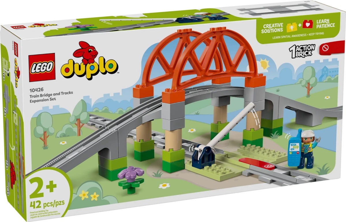 Lego klotsid DUPLO TOWN 10426 Bridge and railway tracks - expansion set