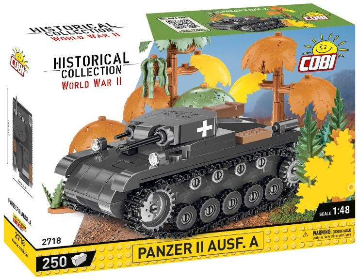 Cobi klotsid HC WWII Panzer II Ausf. A 250-osaline