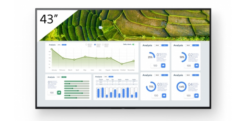 Sony esitlusekraan Digital Signage FW-43BZ30L FW43BZ30L Bravia Professional Displays (FW-43BZ30L)