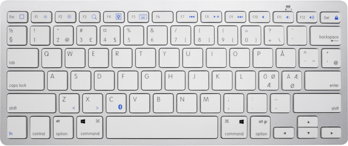 Fuj:tech juhtmeta klaviatuur Bluetooth 5.0 TKL -