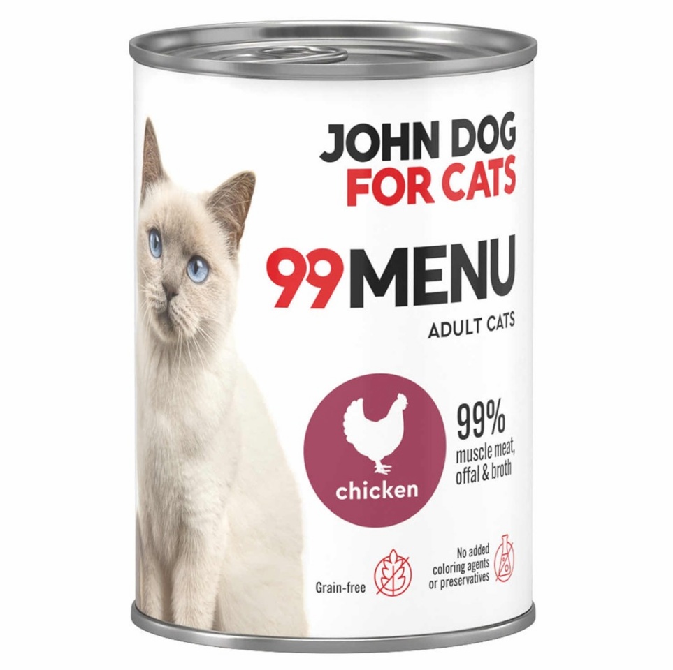 John Dog kassitoit 99 Menu Chicken, 400g
