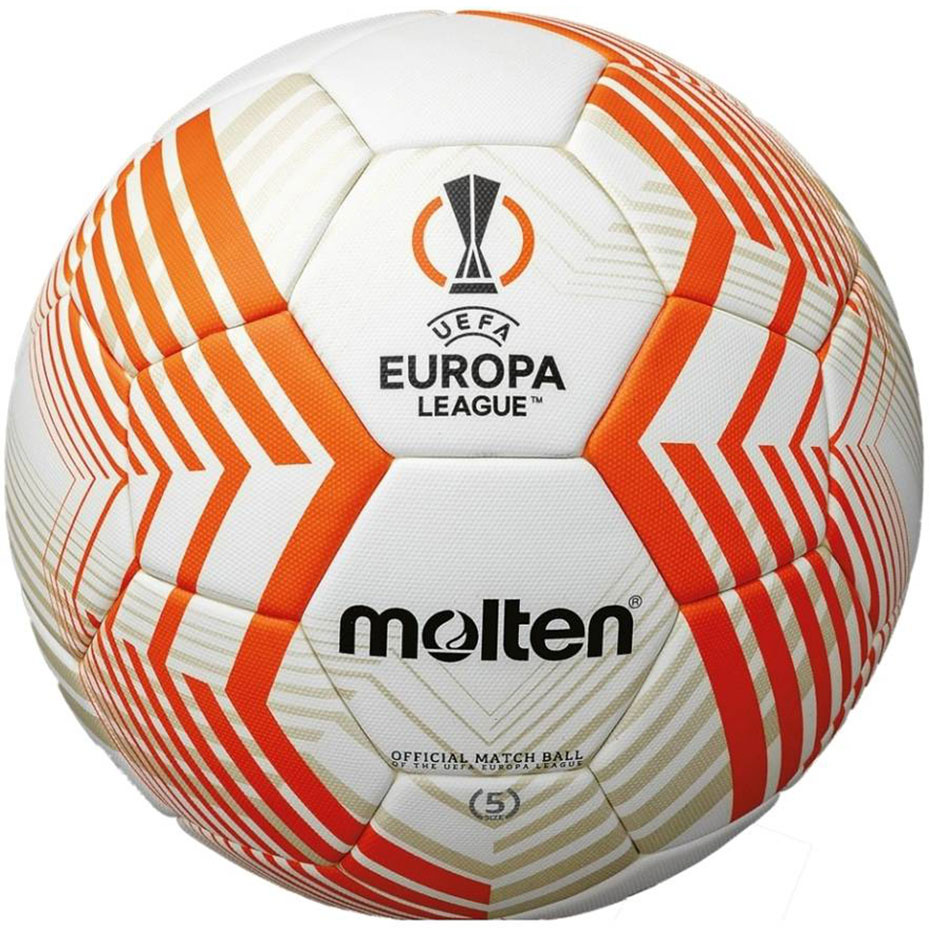 Molten jalgpall Fifa Official Uefa Europa League Acentec valge-oranž F5U5000-23 5