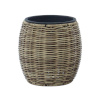 H4Y lillepott WICKER D20xH20cm, helepruun