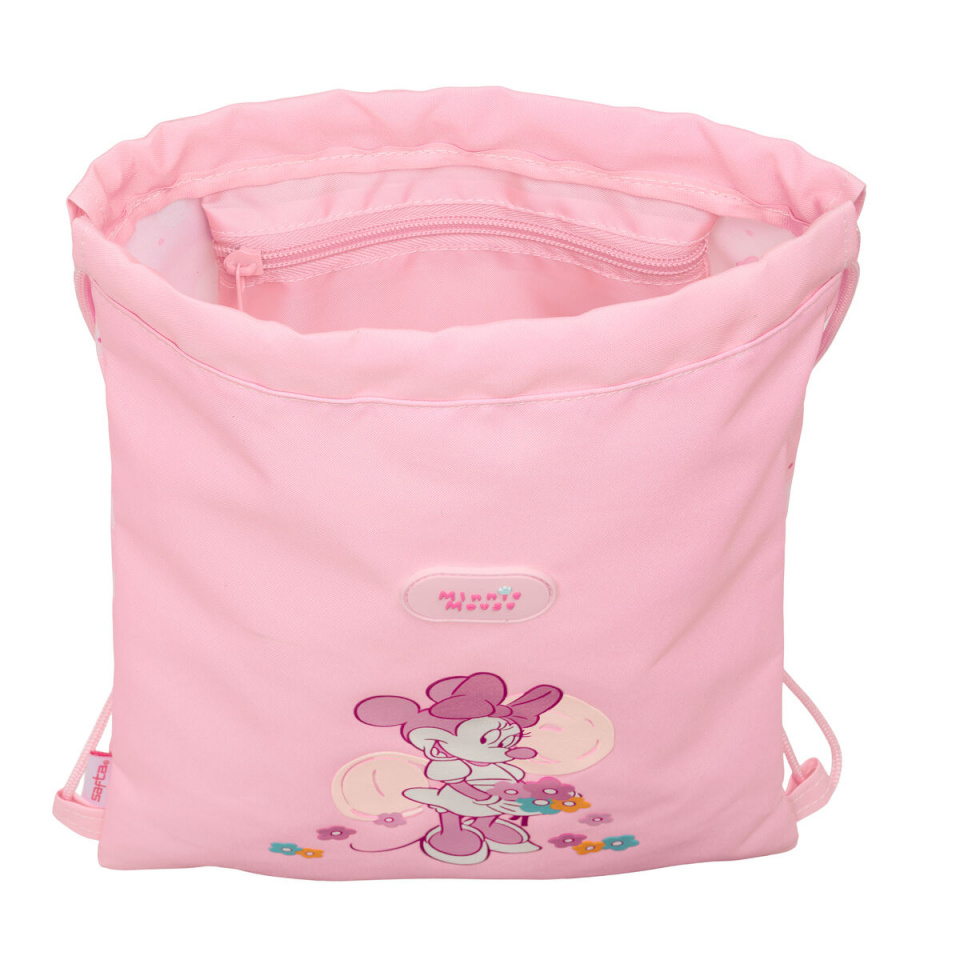 Disney paeltega seljakott Baby roosa 26x34x1cm