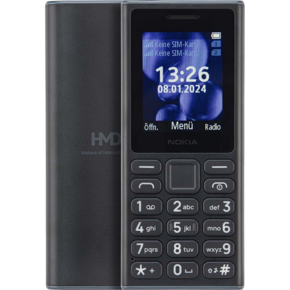 Nokia mobiiltelefon 105 2G 32MB (2025) must