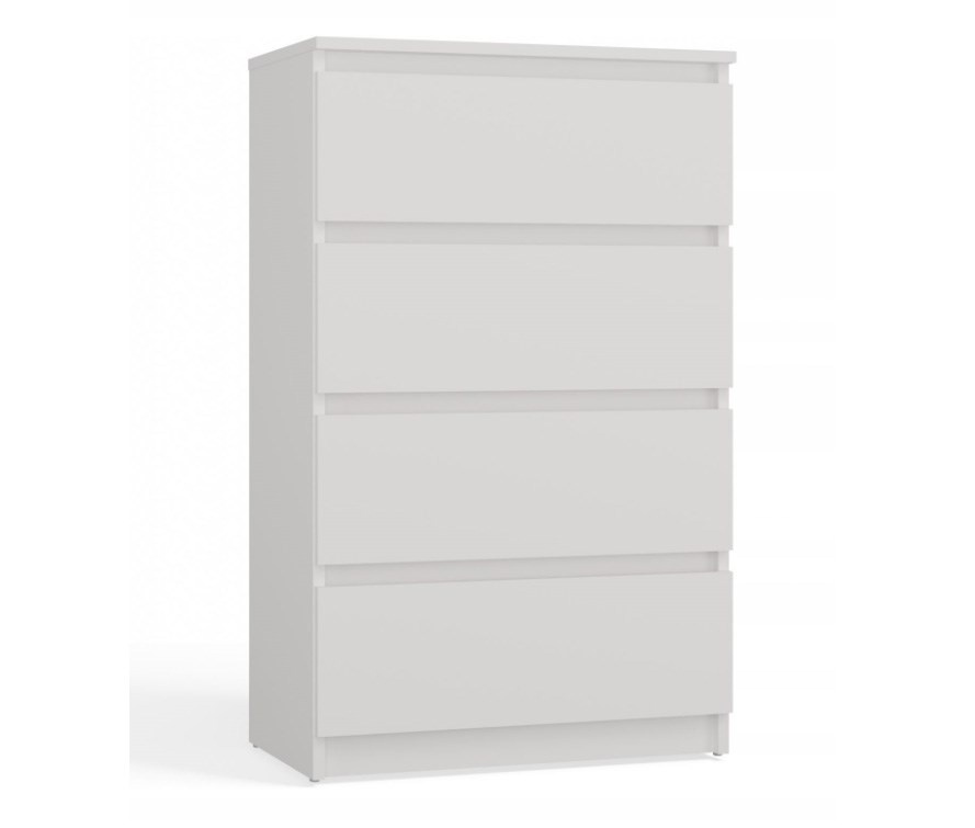 Top E Shop kummut M4/60 MALWA CHEST OF DRAWERS 4 DRAWERS valge