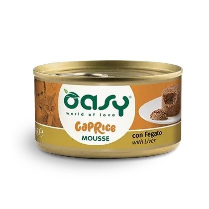 Oasy kassitoit Caprice Mousse Liver, 85g
