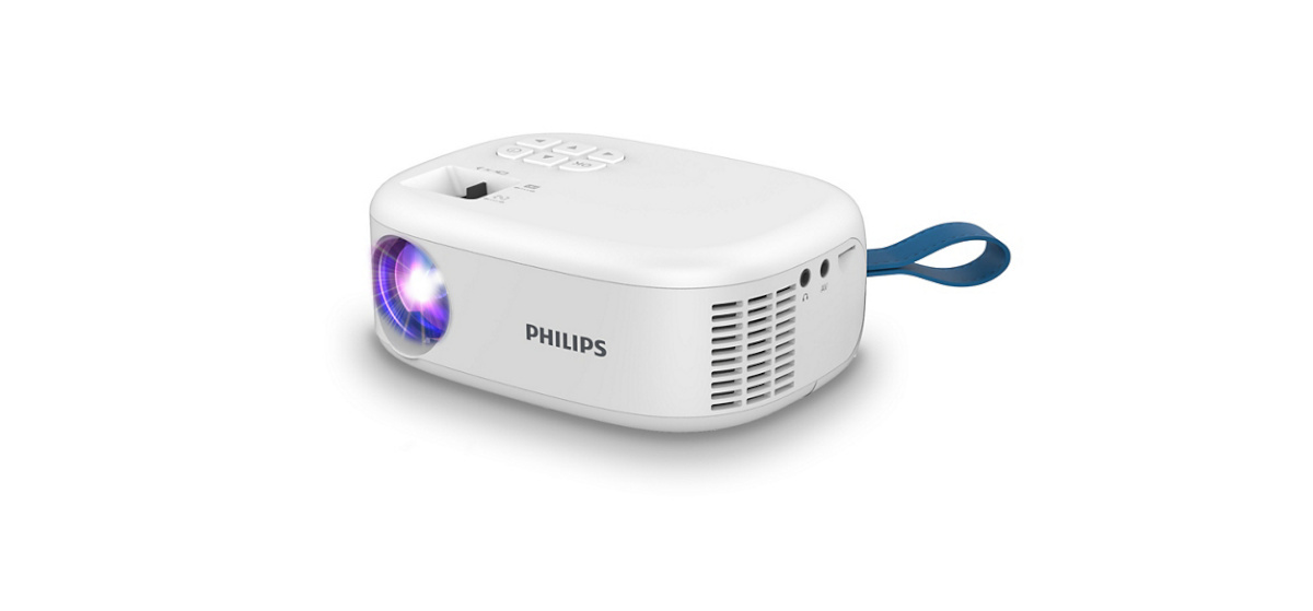 Philips projektor NeoPix 113 HD ready (1280x720) 100 ANSI lumens 3000:1 valge Wi-Fi