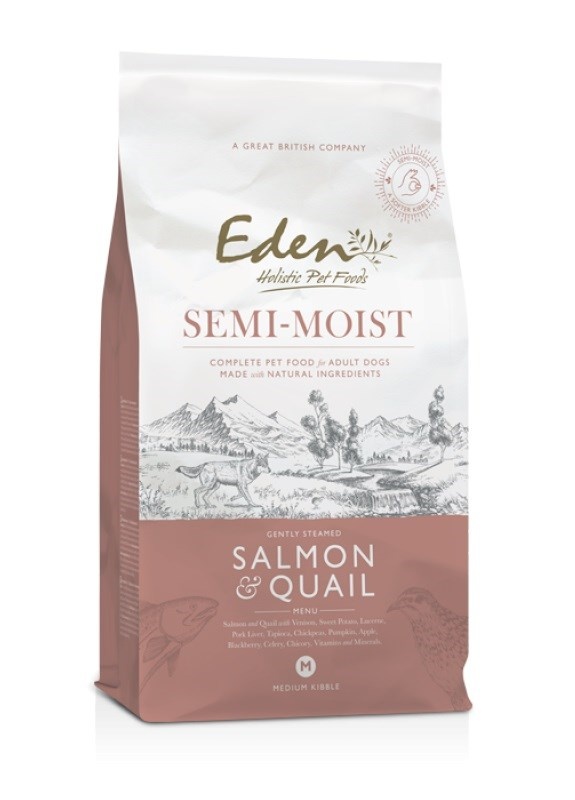 Eden kuivtoit koerale Semi-Moist Salmon & Quail - semi-moist Dog Food- 2kg