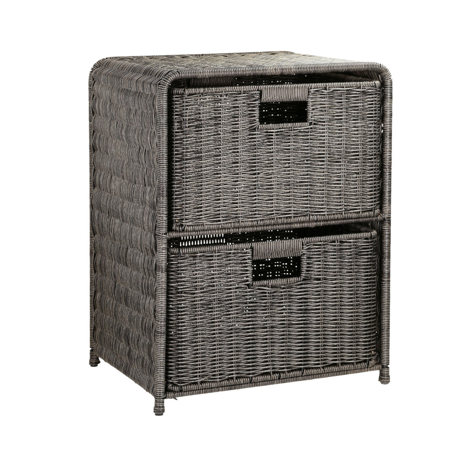 H4Y korvriiul 2-ne Basile, 40x30x53cm, tumepruun