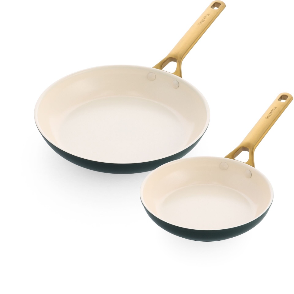 GreenPan Padova Reserve 2 pcs Frypan Set 20+26cm roheline