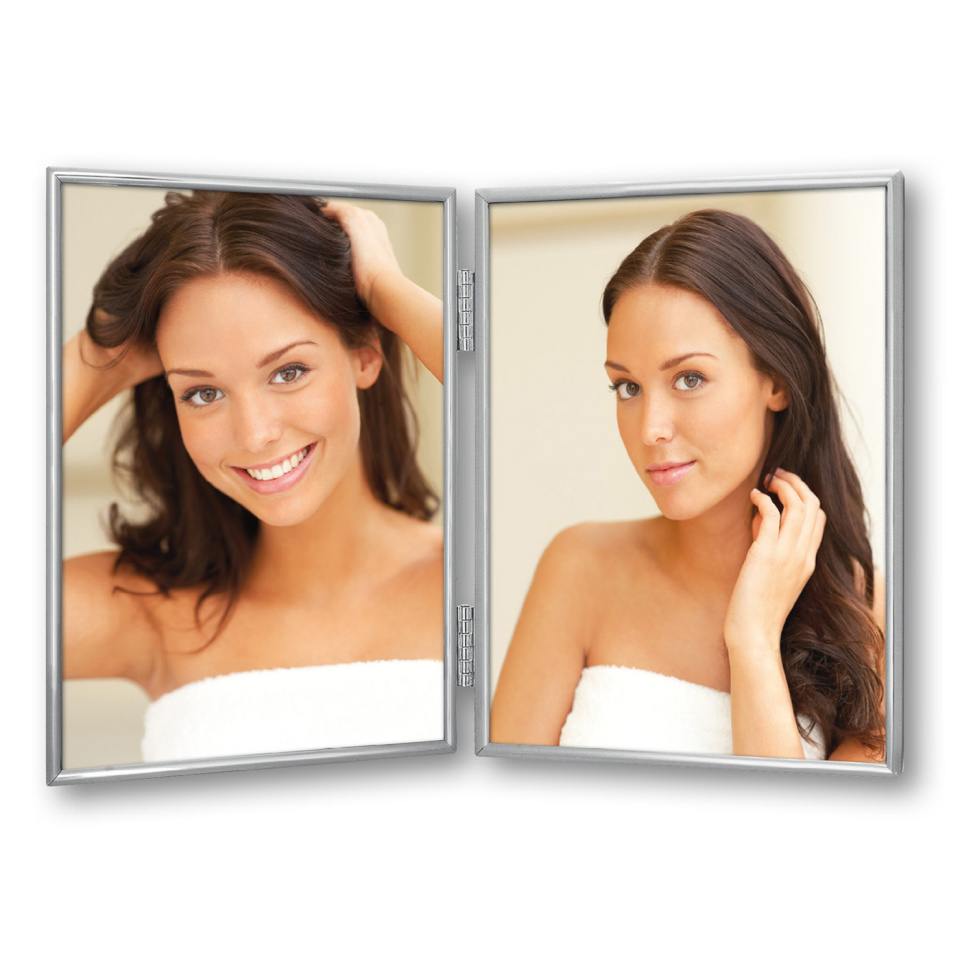 ZEP pildiraam Double 120DS01-4R hõbedane 2x 10x15 cm