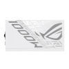 Asus toiteplokk ROG-STRIX-1000P-GAMING-valge (valge, 1x 12-Pin High Power GPU, 4x PCIe, Kabelmanagement, 1000 Watt)