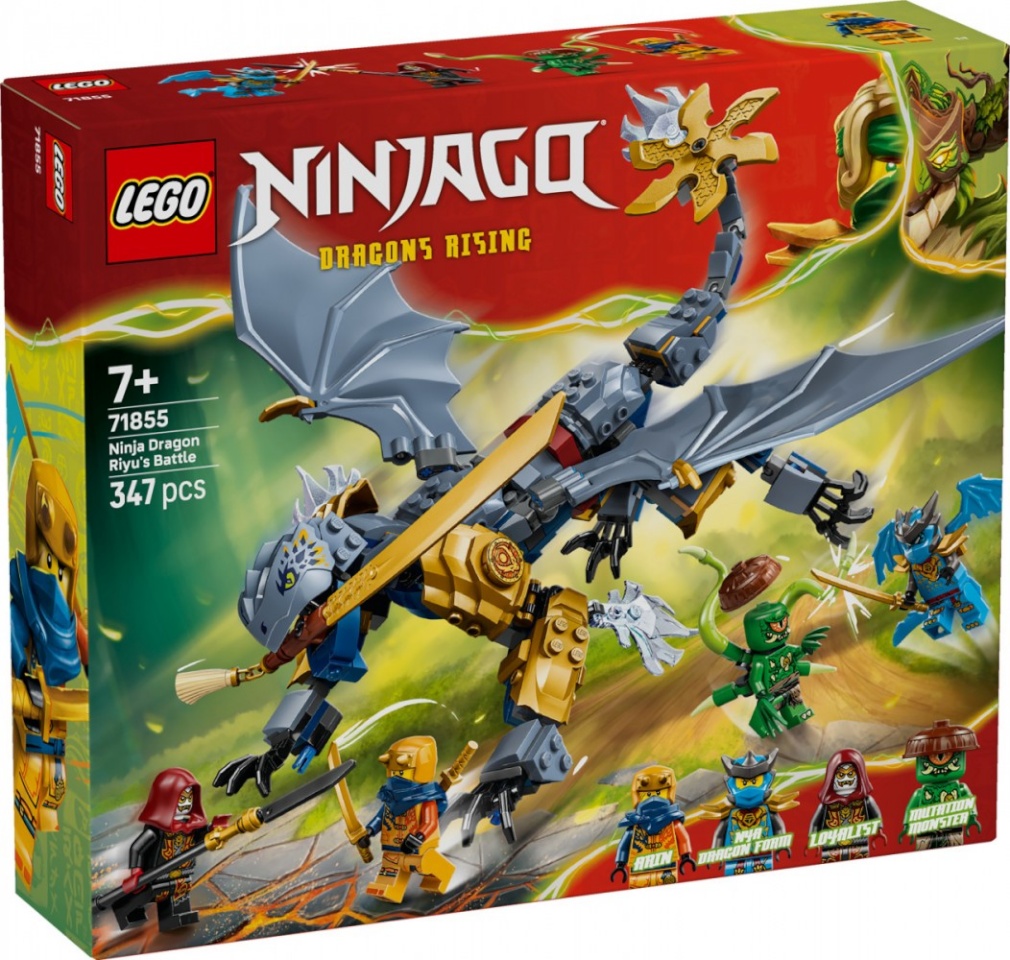 Lego klotsid Bricks Ninjago 71855 Ninja Dragon Riyus Battle