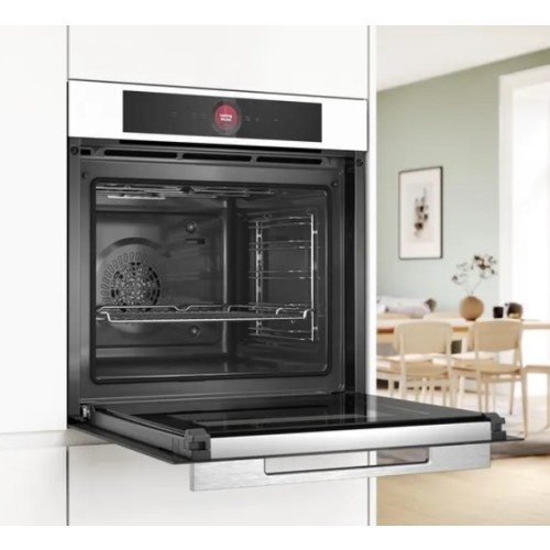 Bosch integreeritav ahi HBG7721W1S, 71L, pürolüüs, A+, valge