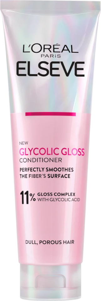 L'Oréal Paris palsam Elseve Glycolic Gloss Conditioner 150ml, naistele