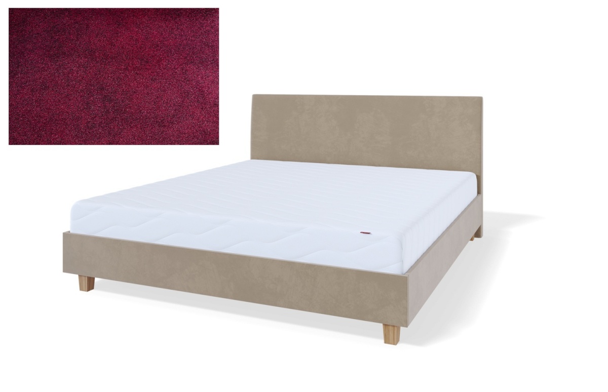 Sleepwell kontinentaalvoodi raam RED MODULAR, 160x200x20cm, HARRISSON Aubegine lilla