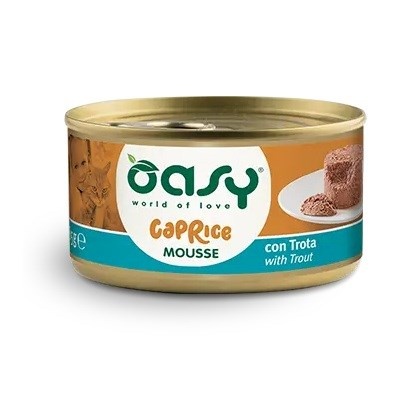 Oasy kassitoit Caprice Mousse Trout, 85g