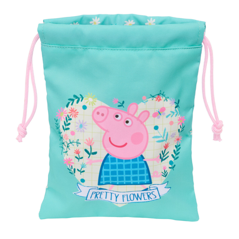 Peppa Pig Lõunasöögikarp Pretty flowers kollane Mündiroheline