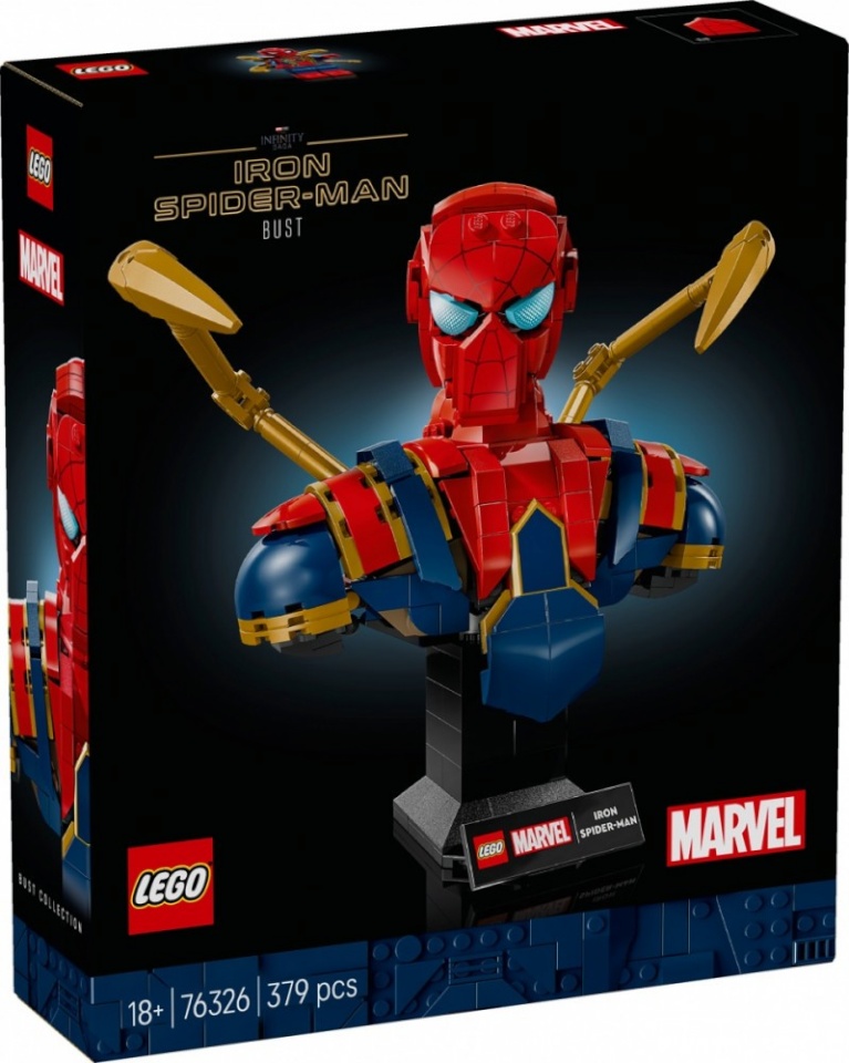 LEGO klotsid 76326 Marvel Iron Spider-Man Büste