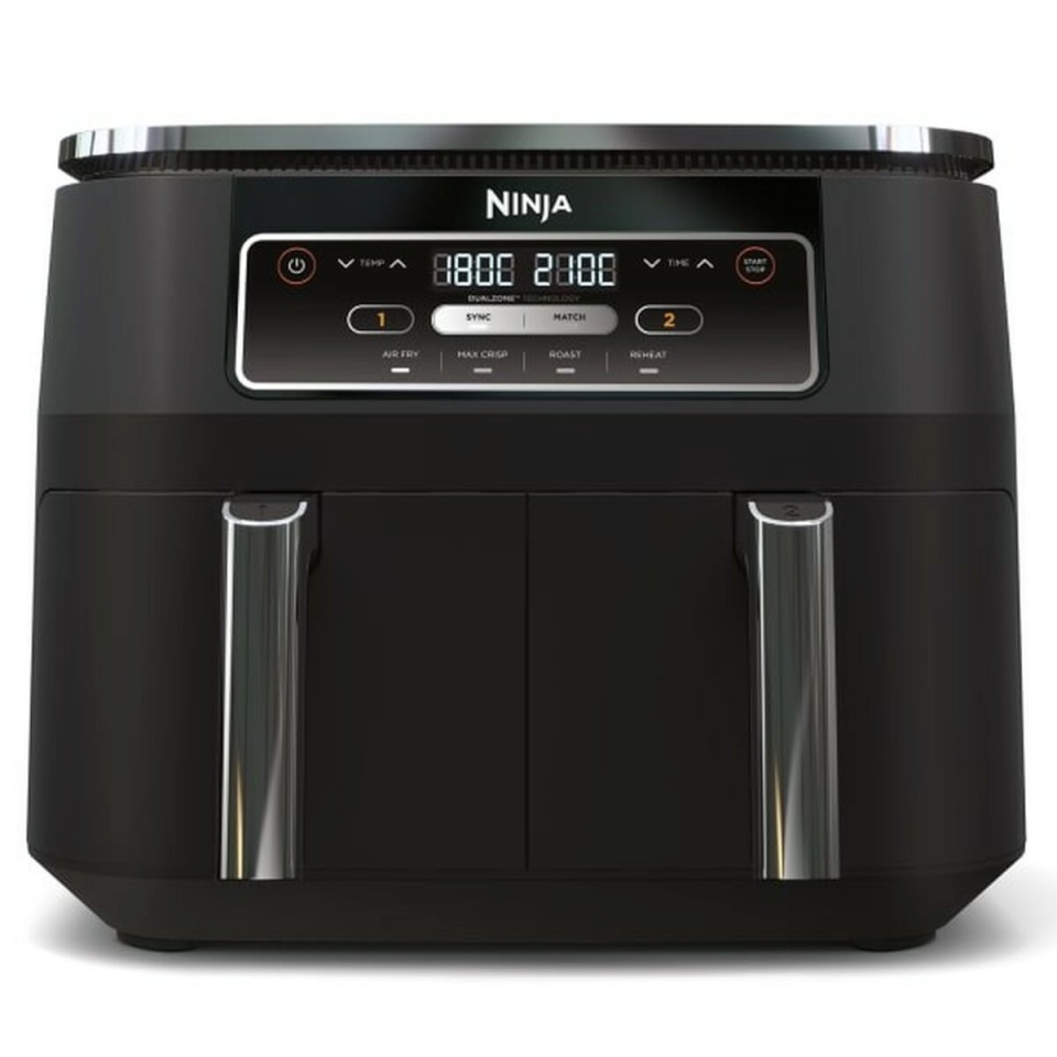 Ninja kuumaõhufritüür AF200EU Foodi 4-in-1 Dual Zone Airfryer, must