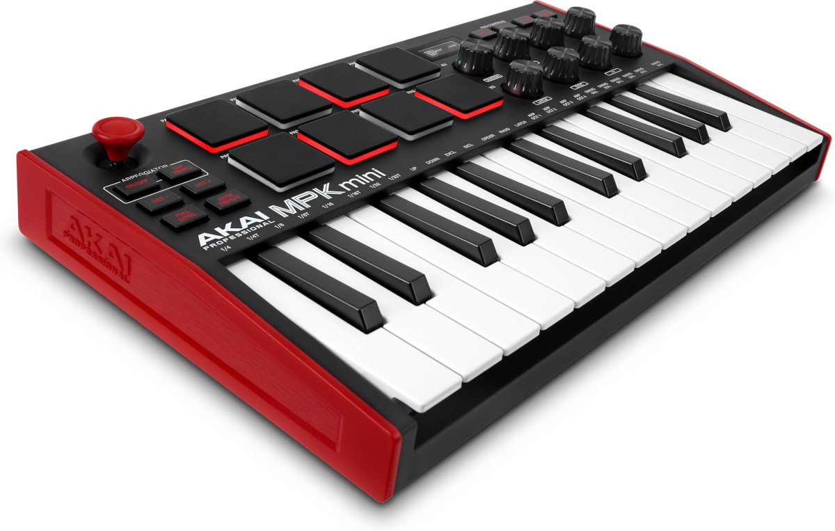 Akai süntesaator MPK Mini 3 mini-suuruses USB-klaviatuur