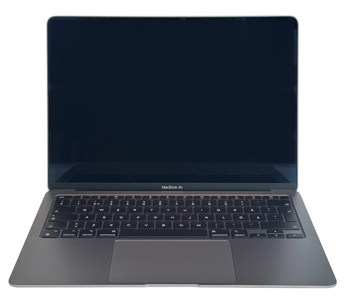 Kasutatud Apple MacBook Air Retina 13" M1 2020, hall, seisukord, B (1064048)