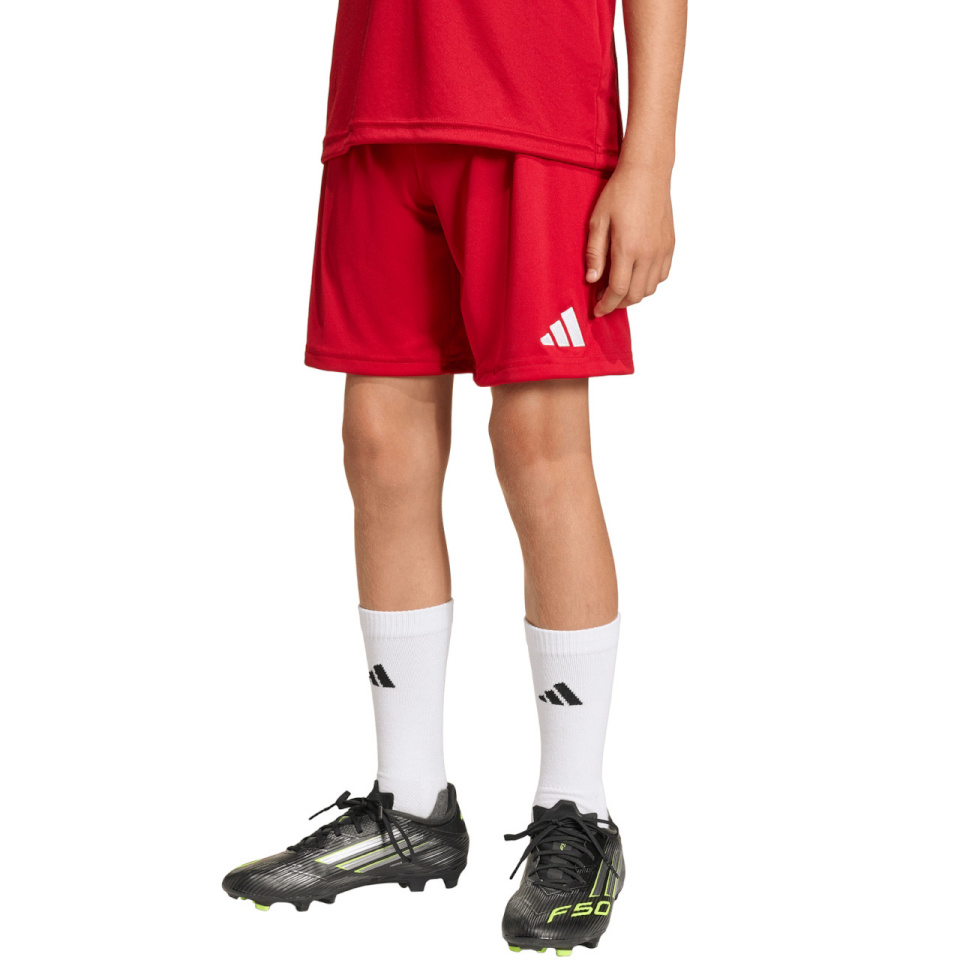 Lühikesed püksid Kids Adidas Entrada 26 punane JZ6528 128cm