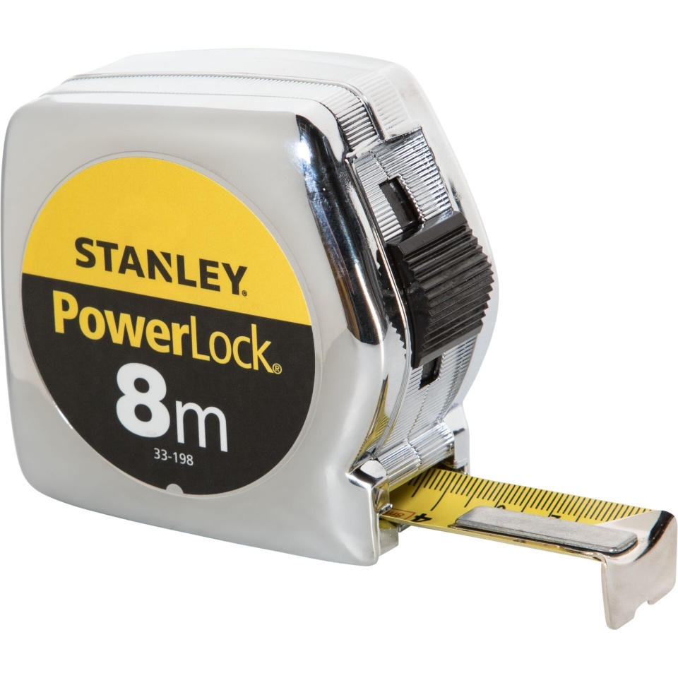 Stanley Bandmaß Powerlock Kunst- stoff 8m/25mm
