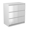 Top E Shop kummut M3 BIEL POŁYSK chest of drawers