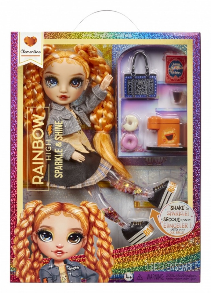 MGA mängunukk MGA Rainbow HighSparkle & Shine Fashion Dolls- CLEMENTINE