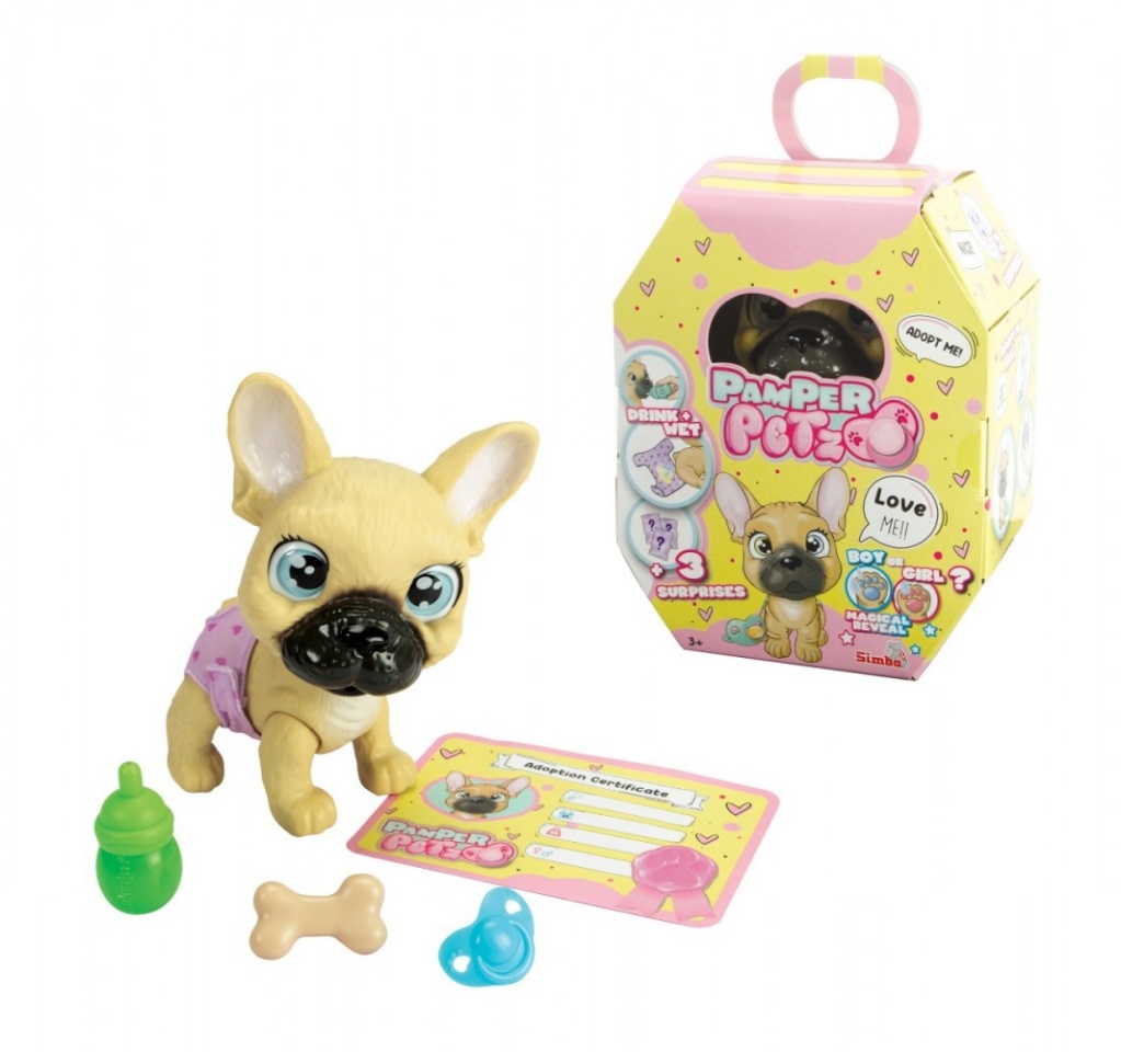 Simba mängufiguur Pamper Petz Frenchie