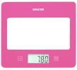 Sencor köögikaal SKS5038RS Kitchen Scale with Large LCD Screen, roosa