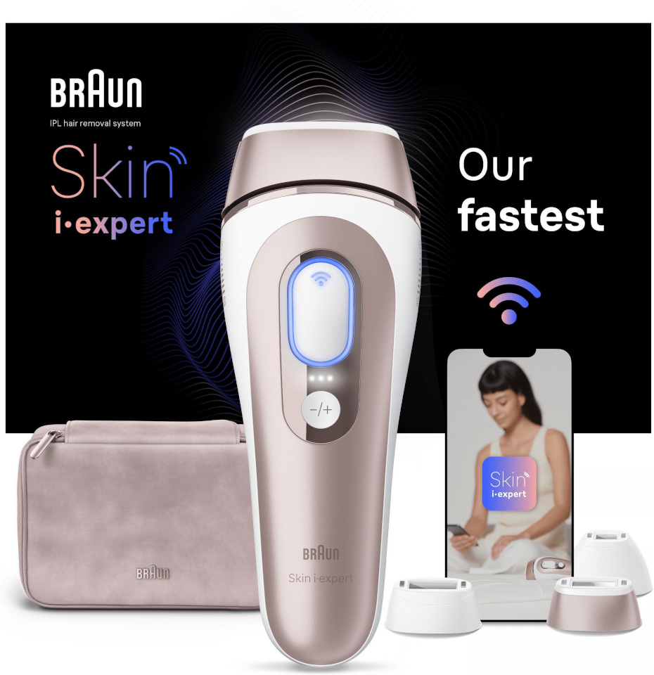 Braun fotoepilaator PL7253 Smart IPL Skin i-expert  IPL Device, valge/roosa kuld