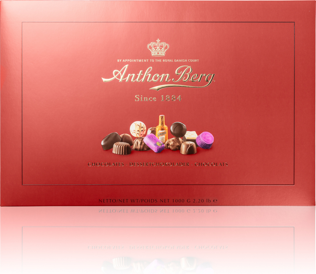 Anthon Berg šokolaadikommikarp Diplomat, 1kg