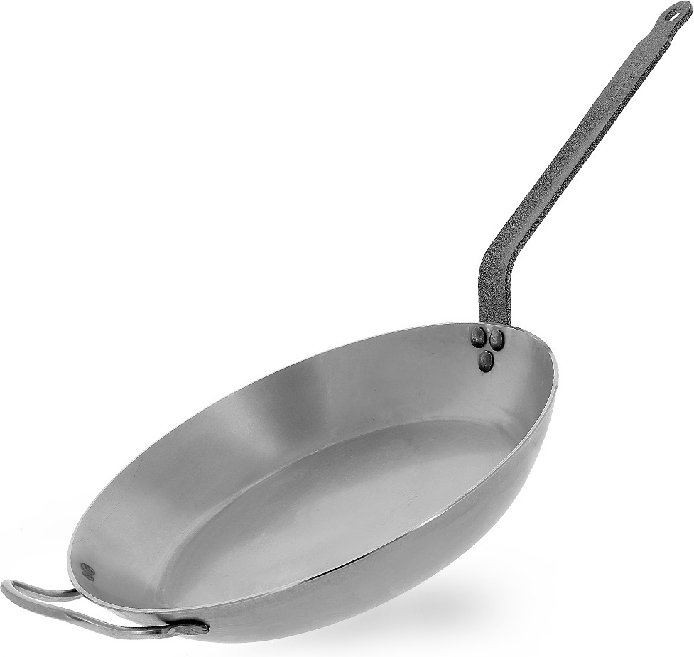 De Buyer praepann Carbone Plus Frying Pan, Carbon Steel, 32cm