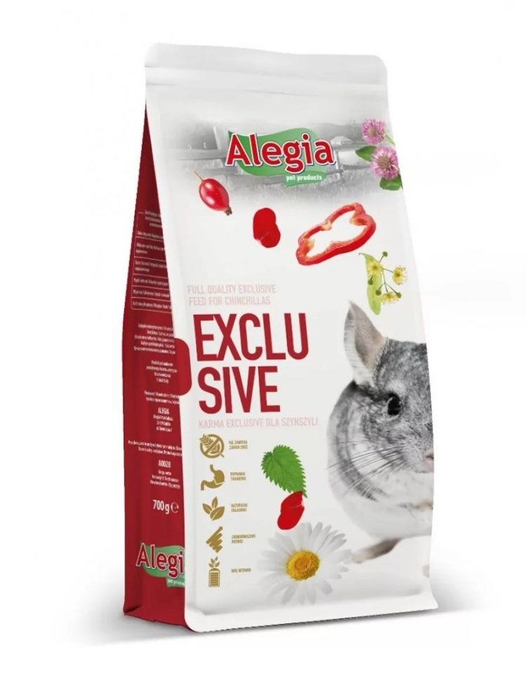 Alegia toit närilistele Exclusive Chinchilla, 700g