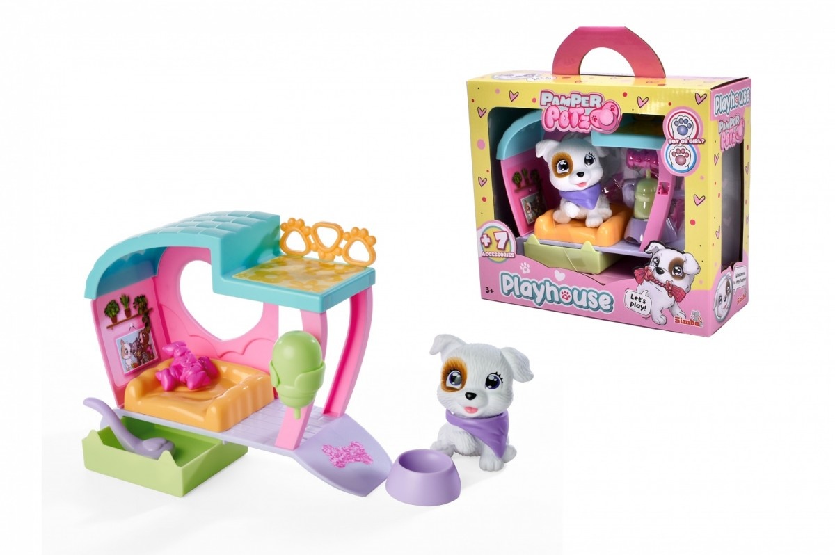 Simba mängufiguur set Pamper Petz Mini Playhouse
