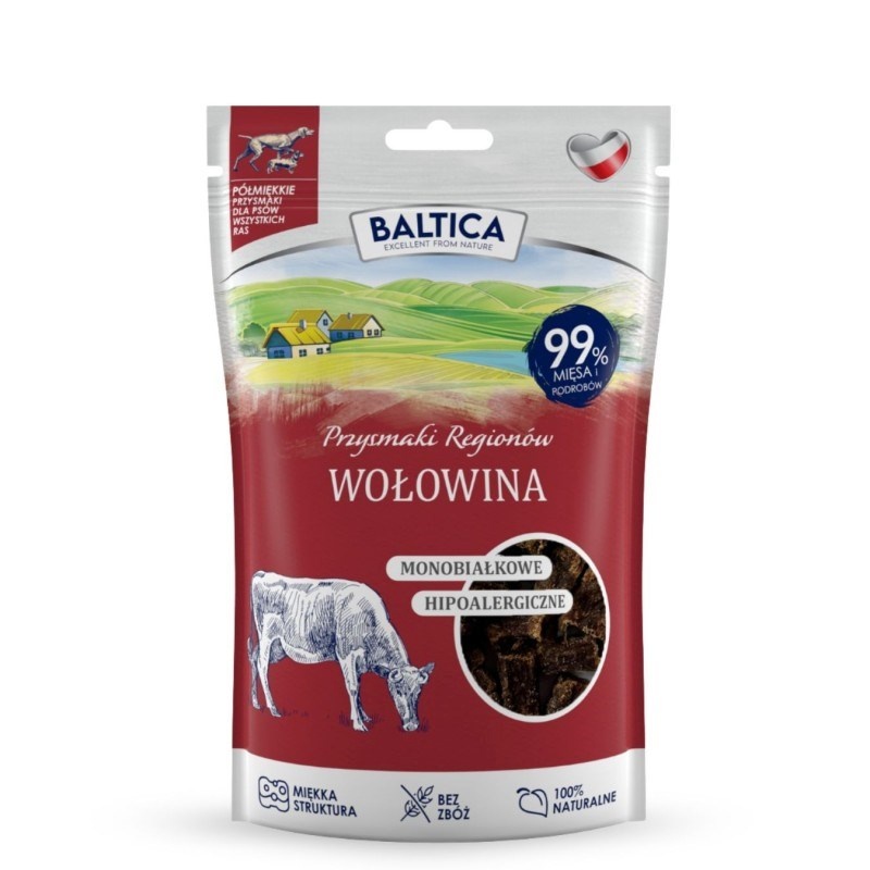 Baltica maius koerale Przysmaki Regionów Monoprotein Beef, 80g