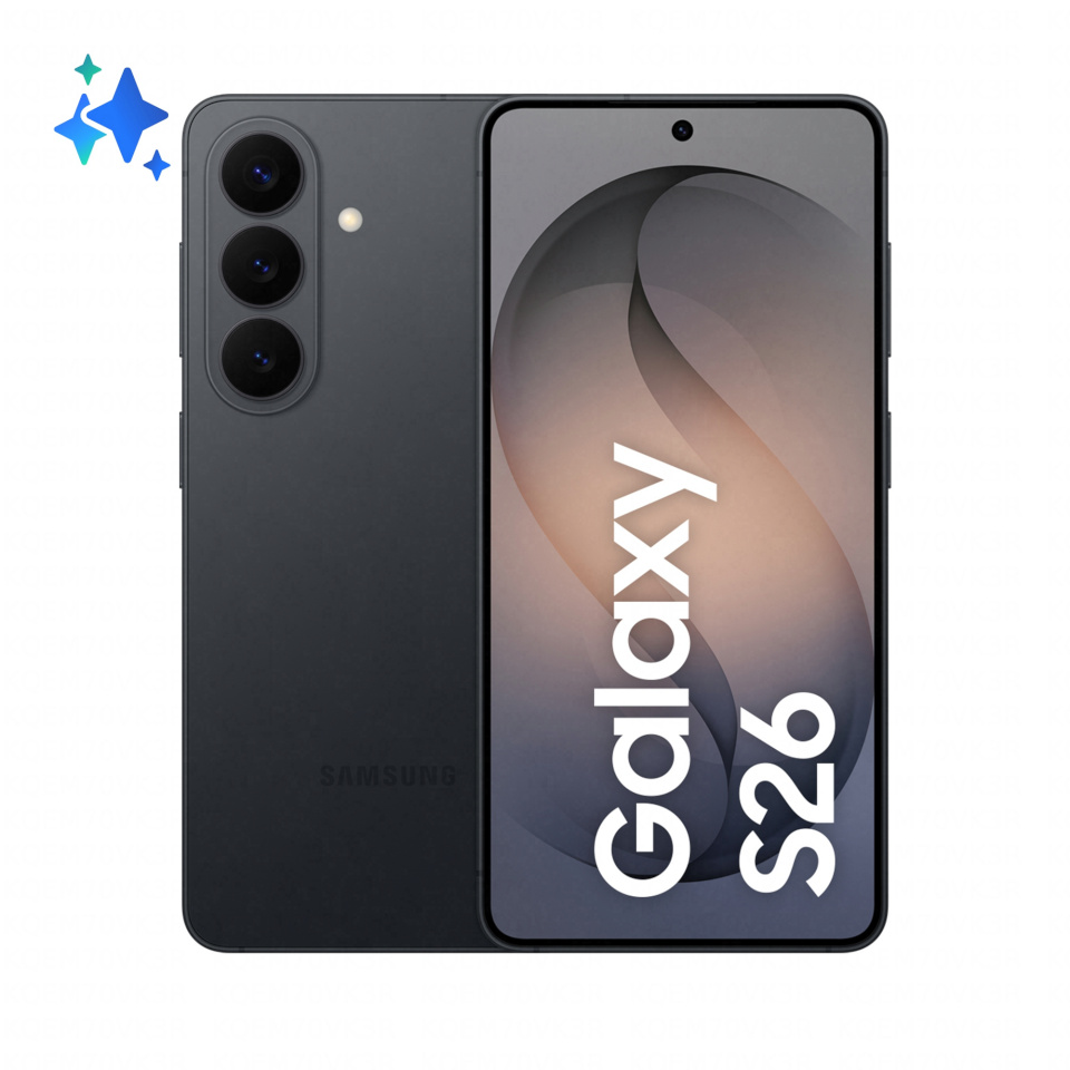 Samsung mobiiltelefon Galaxy S26 16cm (6.3") Dual SIM Android 16.0 5G USB Type-C 12GB 512GB 4300mAh must