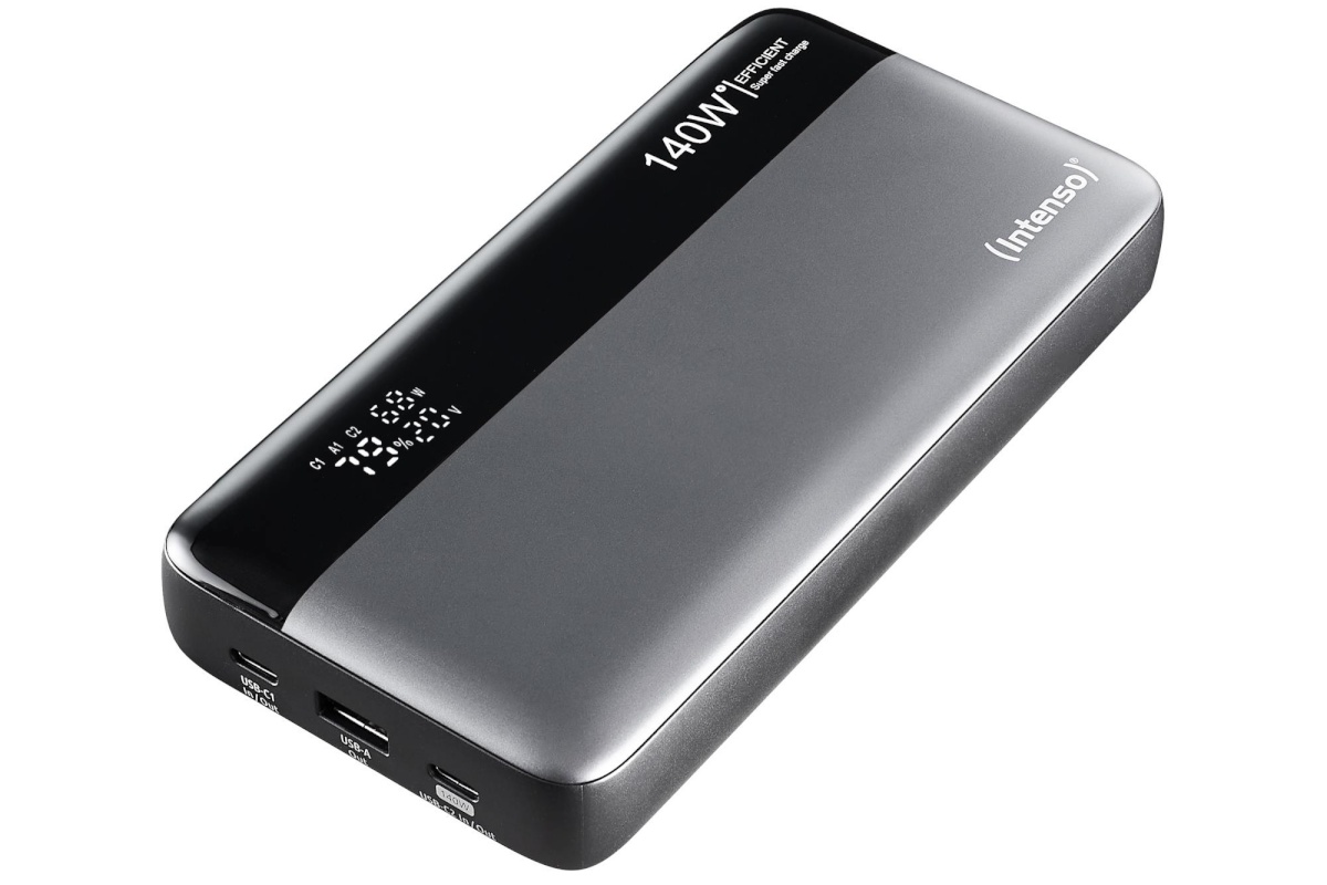 Intenso akupank Powerbank HE25000 hall 25000mAH Ladeleistung 140 Watt