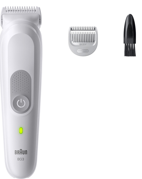 Braun keharaseerija BG3500 Series 3 Trimmer, valge
