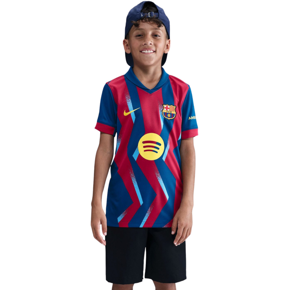 Nike T-särk lastele FC Barcelona Stadium 25/26 tumesinine-punane FZ1307 432 suurus S