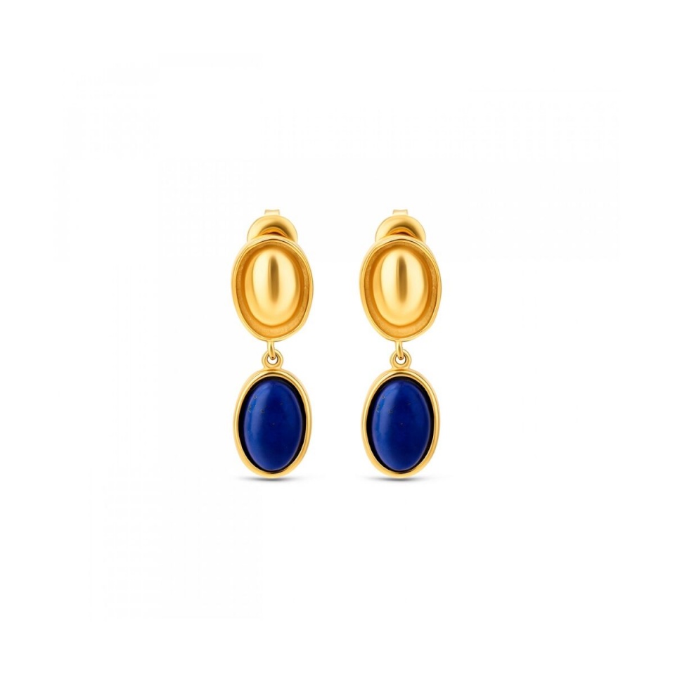 One Jewels naiste kõrvarõngad OJSE03D kuldne sinine