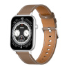 Colmi nutikell C28 – hõbedane + pruun Leather Strap