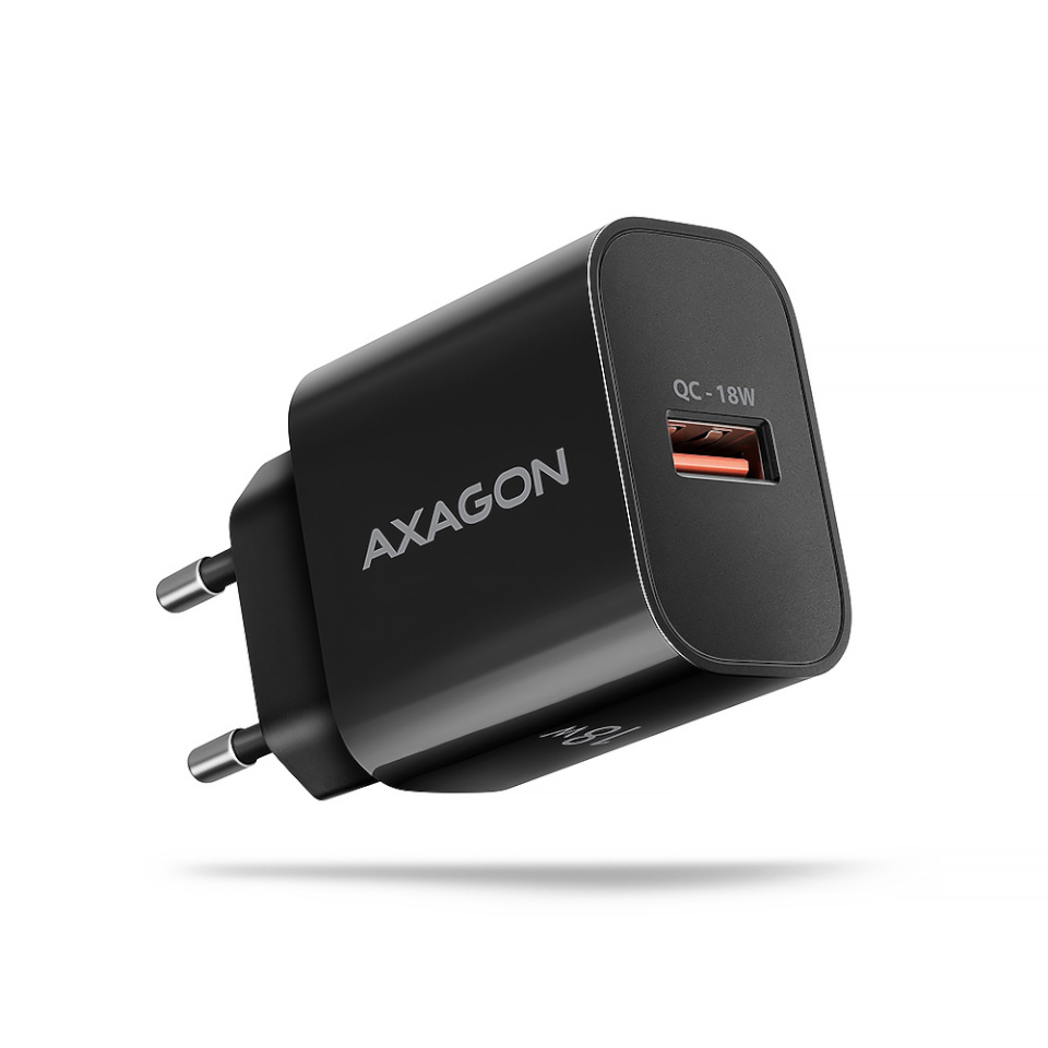AXAGON ACU-QC18 Wall charger 18W, 1x port USB-A, QC3.0/AFC/Apple, must